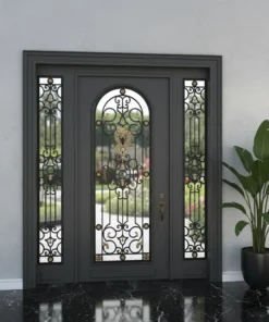 Ferforje Kapi Villa Kapisi 1044 Siyah