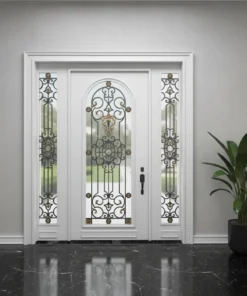 Ferforje Kapi Villa Kapisi 1045 Beyaz