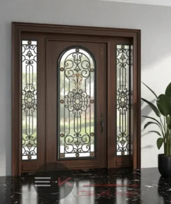 Ferforje Kapi Villa Kapisi 1045 Ceviz