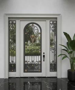 Ferforje Kapi Villa Kapisi 1045 Gri