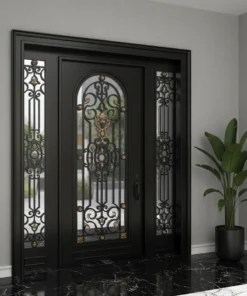 Ferforje Kapi Villa Kapisi 1045 Siyah