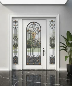 Ferforje Kapi Villa Kapisi 1046 Beyaz