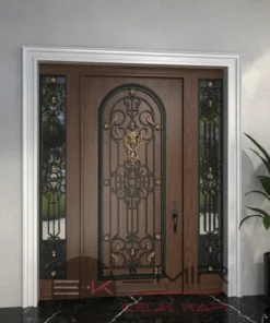 Ferforje Kapi Villa Kapisi 1046 Ceviz