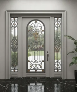 Ferforje Kapi Villa Kapisi 1046 Gri