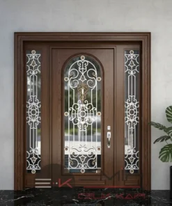 Ferforje Kapi Villa Kapisi 1047 Ceviz