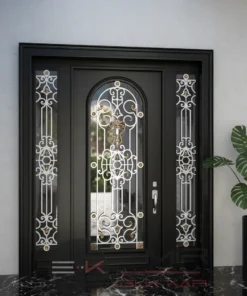 Ferforje Kapi Villa Kapisi 1047 Siyah