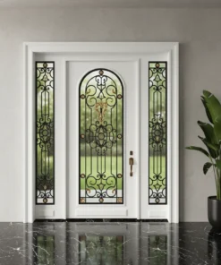 Ferforje Kapi Villa Kapisi 1048 Beyaz