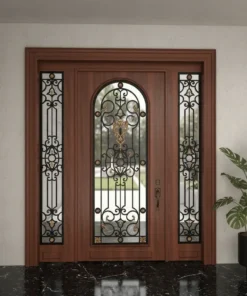 Ferforje Kapi Villa Kapisi 1048 Ceviz