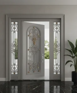 Ferforje Kapi Villa Kapisi 1049 Gri