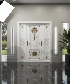 Ferforje Villa Kapisi Modelleri 1089 Beyaz