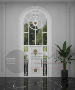 Ferforje Villa Kapisi Modelleri 1090 Beyaz