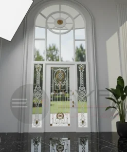 Ferforje Villa Kapisi Modelleri 1095 Beyaz