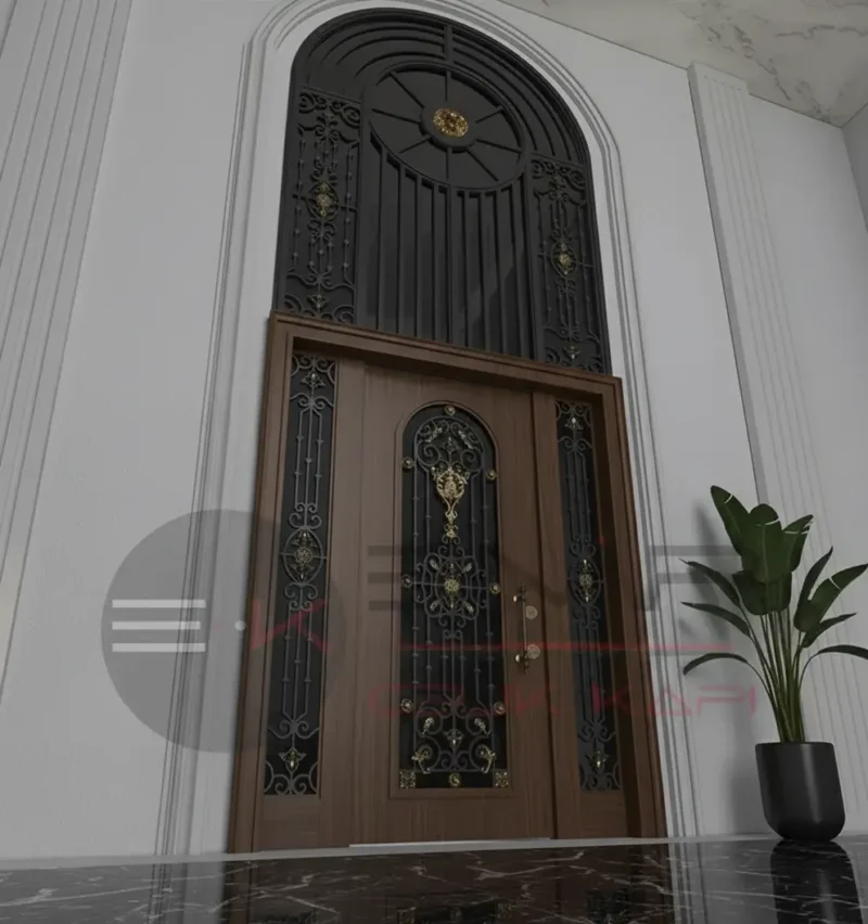 Ferforje Villa Kapısı Modelleri 1096 5 Ferforje Villa Kapisi Modelleri 1096 Ceviz