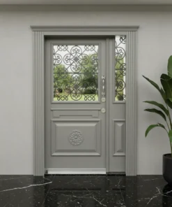 Gri Villa Kapisi Dis Kapi 1160 Gri