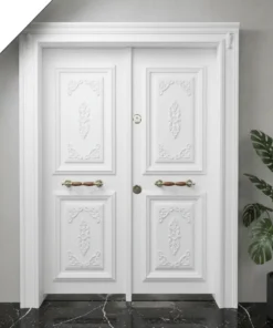 Klasik Villa Kapisi Modelleri Fiyatlari 603 Beyaz