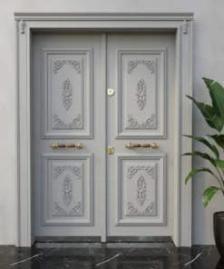 Klasik Villa Kapisi Modelleri Fiyatlari 603 Gri