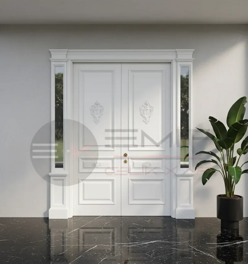 Klasik Villa Kapısı Ottovia 1 Klasik Villa Kapisi Ottovia Beyaz