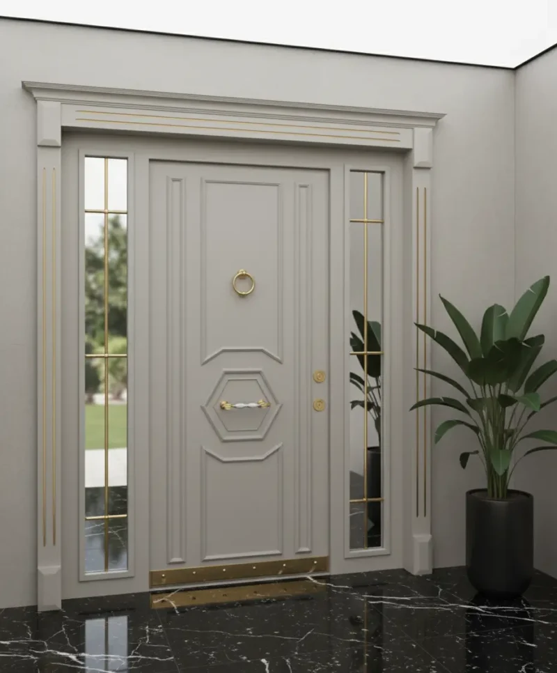 Kompak Lamine Dış Kapı Villa Kapısı Modelleri Evk-102 4 Kompak Lamine Dis Kapi Villa Kapisi Modelleri Evk 102 Gri