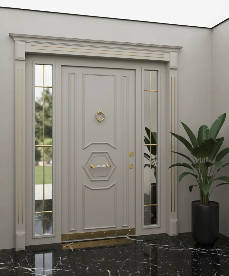 Kompak-Lamine-Dis-Kapi-Villa-Kapisi-Modelleri-Evk-102-Gri Kompak-Lamine-Dis-Kapi-Villa-Kapisi-Modelleri-Evk-102-Gri