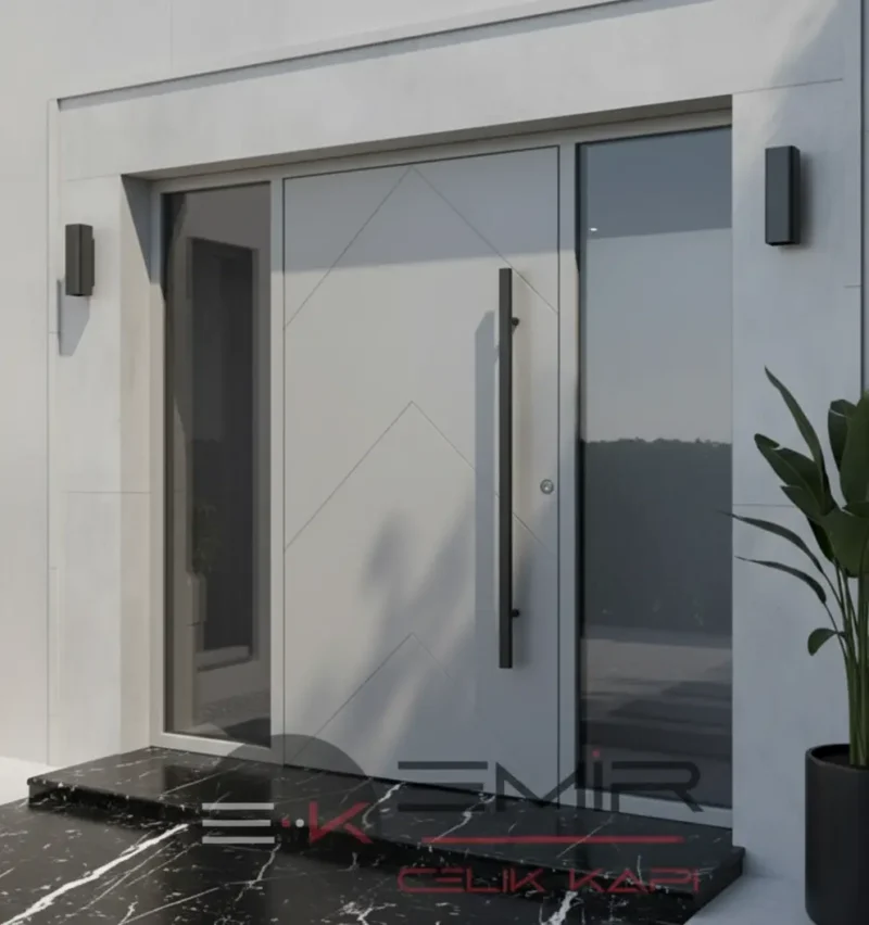 Kompakt İreko Villa Kapısı Modelleri 511 4 Kompakt Ireko Villa Kapisi Modelleri 511 Gri