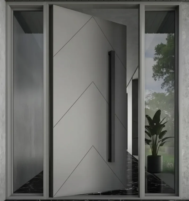 Kompakt İreko Villa Kapısı Modelleri 515 4 Kompakt Ireko Villa Kapisi Modelleri 515 Gri