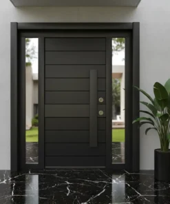 Kompakt Ireko Villa Kapisi Modelleri 520 Siyah