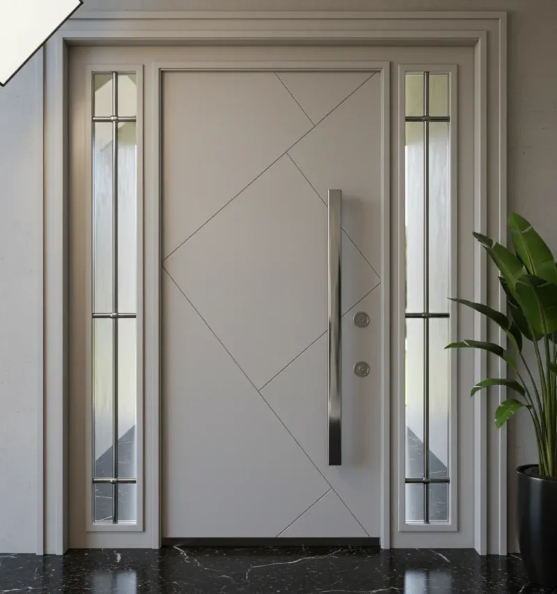 Kompakt İreko Villa Kapısı Modelleri 527 4 Kompakt Ireko Villa Kapisi Modelleri 527 Gri