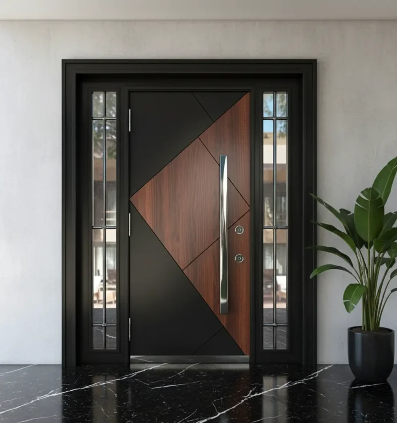 Kompakt İreko Villa Kapısı Modelleri 527 2 Kompakt Ireko Villa Kapisi Modelleri 527 Siyah