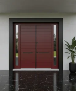 Kompakt Ireko Villa Kapisi Modelleri 532 Kirmizi