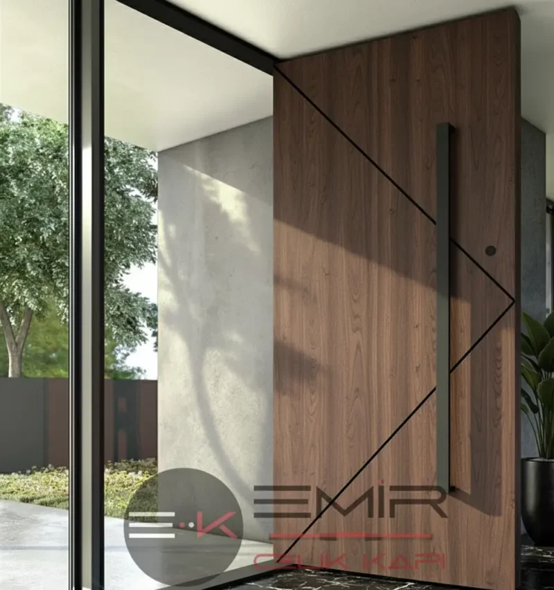 Kompakt İreko Villa Kapısı Modelleri 540 5 Kompakt Ireko Villa Kapisi Modelleri 540 Ceviz