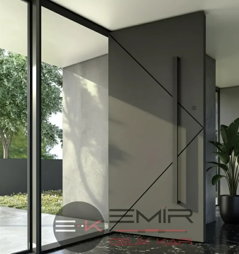 Kompakt İreko Villa Kapısı Modelleri 540 4 Kompakt Ireko Villa Kapisi Modelleri 540 Gri