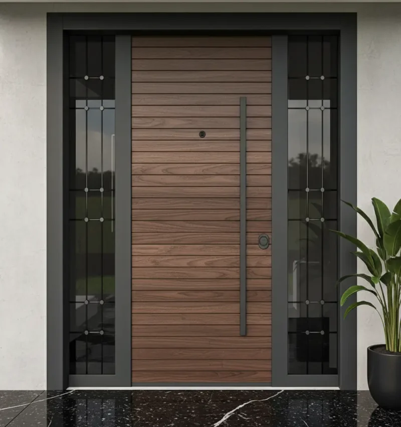 Kompakt İreko Villa Kapısı Modelleri 5 Kompakt Ireko Villa Kapisi Modelleri Ceviz