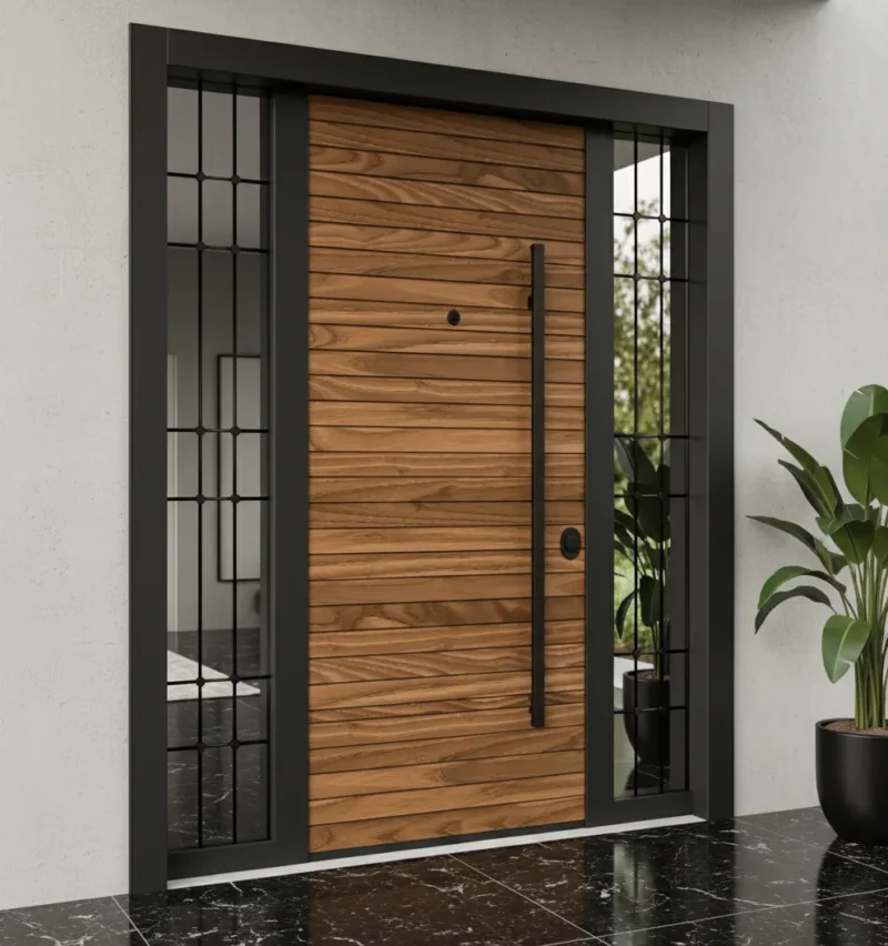 Kompakt İreko Villa Kapısı Modelleri 2 Kompakt Ireko Villa Kapisi Modelleri Siyah