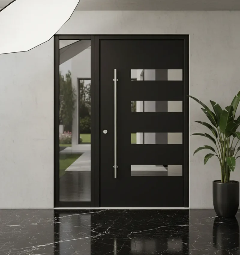 Kompozit Villa Kapısı Modelleri 409 2 Kompozit Villa Kapisi Modelleri 409 Siyah