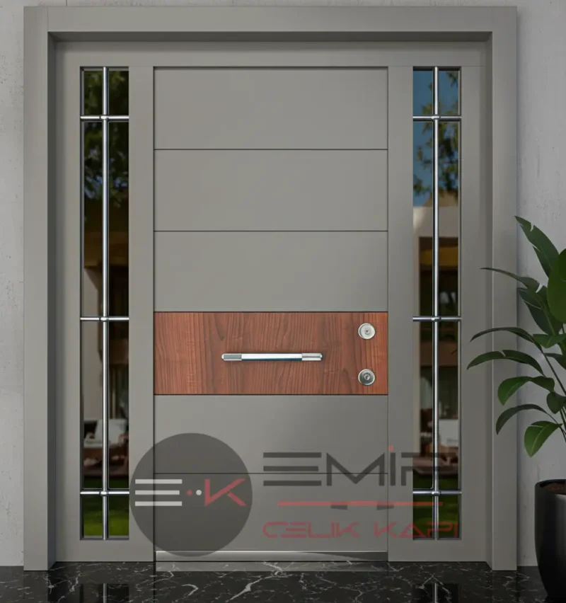 Kompozit Villa Kapısı Modelleri 410 4 Kompozit Villa Kapisi Modelleri 410 Gri