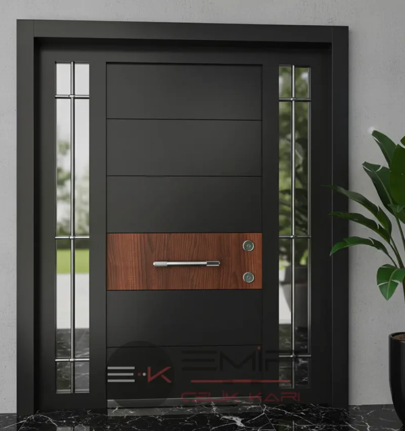 Kompozit Villa Kapısı Modelleri 410 2 Kompozit Villa Kapisi Modelleri 410 Siyah