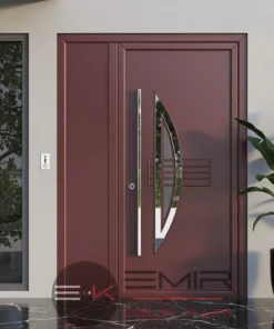 Kompozit Villa Kapısı Modelleri 414 3 Kompozit Villa Kapisi Modelleri 414 Kirmizi