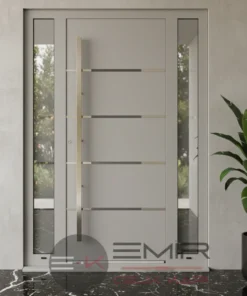 Kompozit Villa Kapisi Modelleri 417 Gri