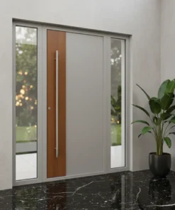 Kompozit Villa Kapisi Modelleri 418 Gri