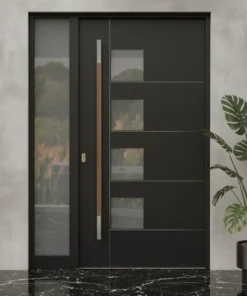 Kompozit Villa Kapisi Modelleri 422 Siyah