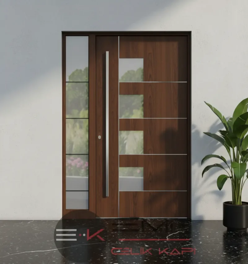 Kompozit Villa Kapısı Modelleri 425 5 Kompozit Villa Kapisi Modelleri 425 Ceviz