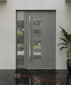 Kompozit Villa Kapisi Modelleri 425 Gri