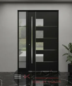 Kompozit Villa Kapisi Modelleri 425 Siyah