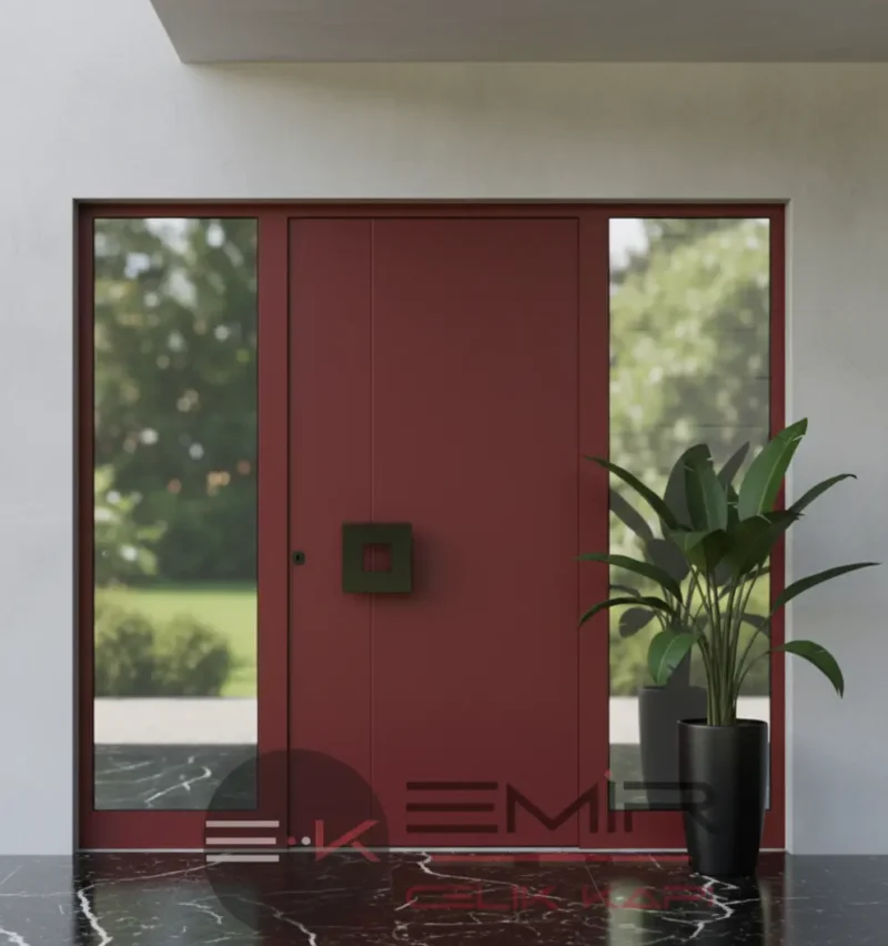 Kompozit Villa Kapisi Modelleri Fiyatlari 604 Kirmizi