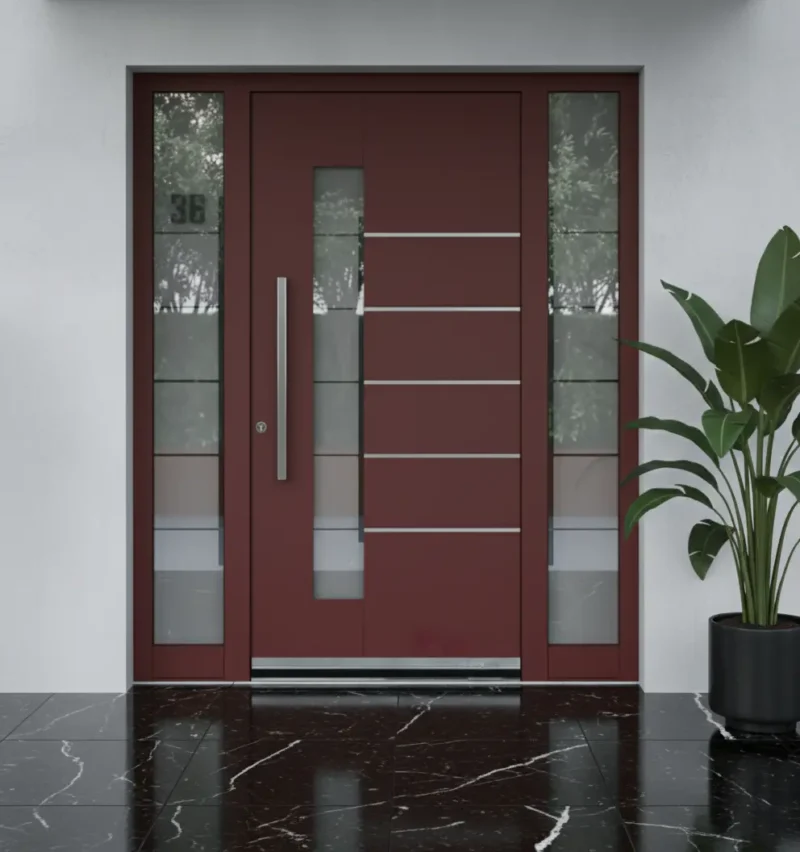 Kompozit Villa Kapısı Modelleri Fiyatları 605 3 Kompozit Villa Kapisi Modelleri Fiyatlari 605 Kirmizi