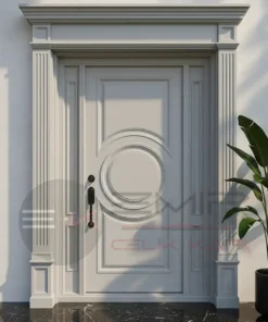 Krem Villa Kapisi Yalikavak Gri