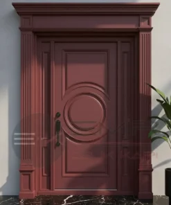Krem Villa Kapisi Yalikavak Kirmizi