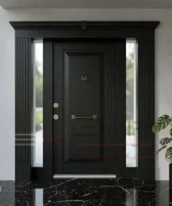 Mat Siyah Villa Kapisi Dis Kapi 1158 Siyah