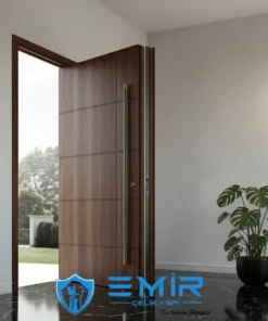 Modern Villa Kapisi Modelleri 250 Ceviz