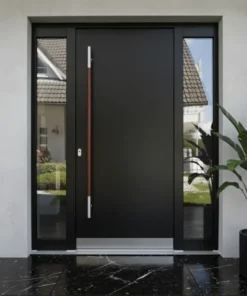 Modern Villa Kapisi Modelleri 252 Siyah